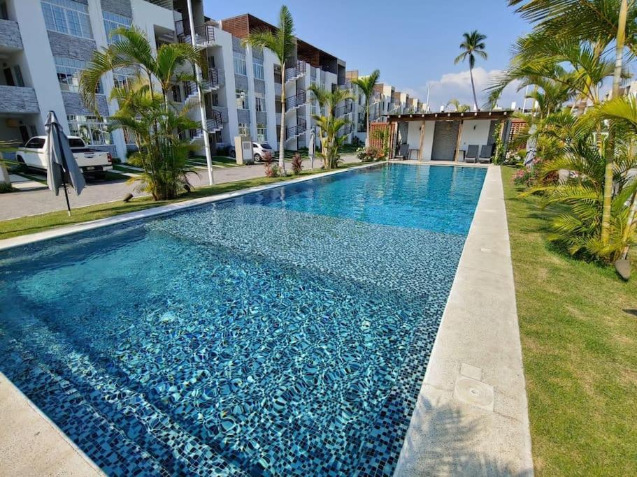Apartamento Departamento Con Alberca Manzanillo Exterior foto